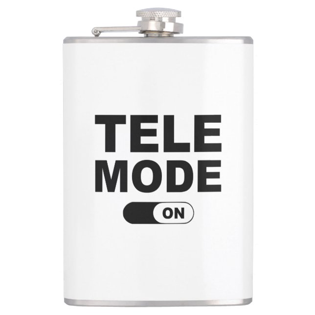 Tele Mode On Hip Flask (Front)
