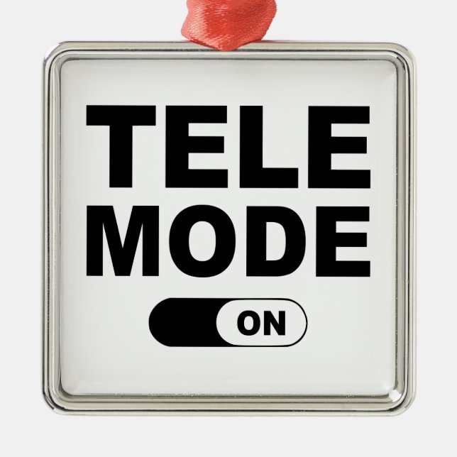 Tele Mode On Metal Tree Decoration (Front)