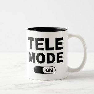 Tele Mode On Two-Tone Coffee Mug