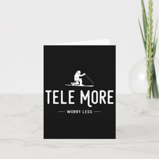 Tele More Worry Less  Card (Front)