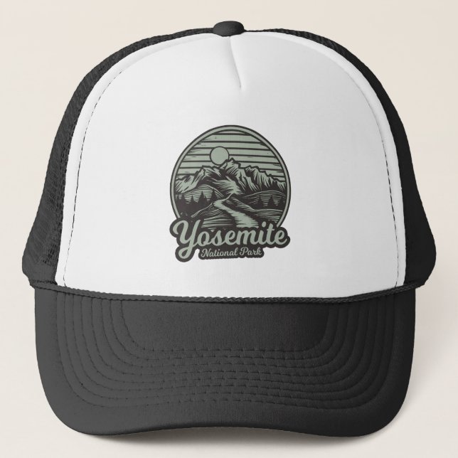 tele, telemark, telemark skiing, ski, snowboard, s trucker hat (Front)