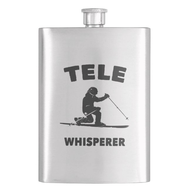 Tele Whisperer Hip Flask (Front)