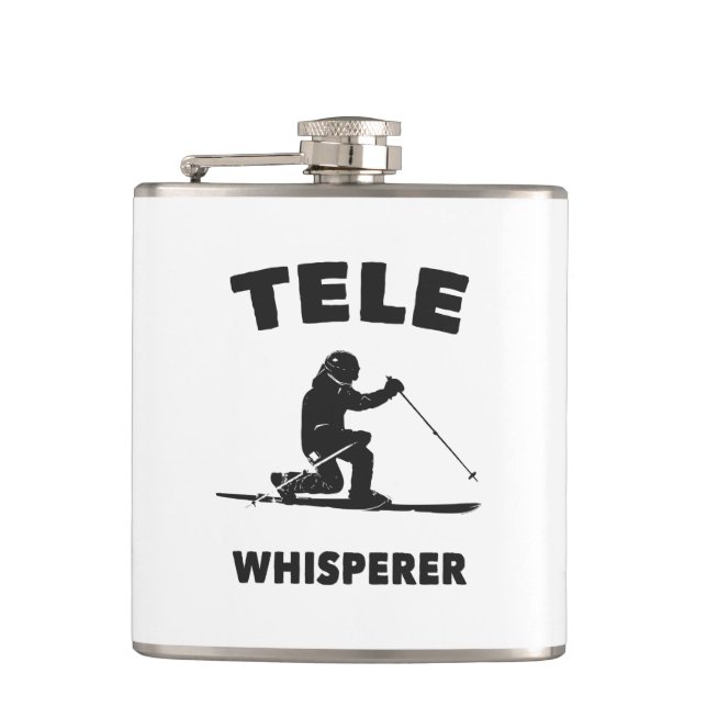 Tele Whisperer Hip Flask (Front)