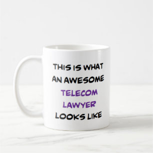 telecom lawyer, awesome coffee mug