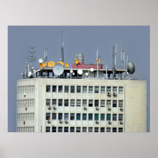telecommunication antenna poster
