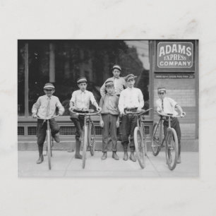 Telegram Messenger Boys, 1911 Postcard