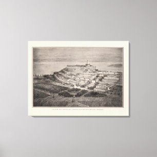 Telegraph Hill suggested architectural treatment Canvas Print