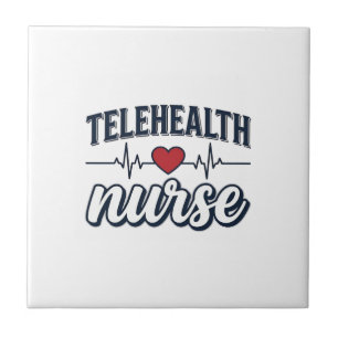 Telehealth Nurse Heartbeat Vintage Shirt Design_1 Tile