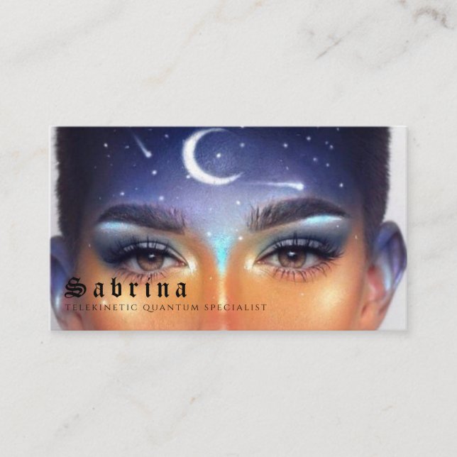 telekinetic quantum specialist business card (Front)