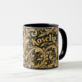 Telemark Rosemaling Mug – Scandinavian Cozy “Kosel