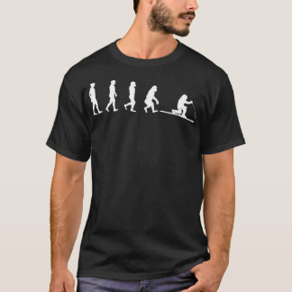 Telemark Skiing Evolution  T-Shirt