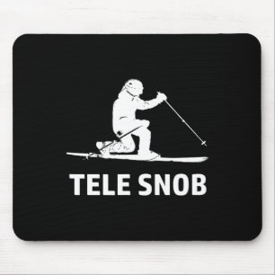 Telemark Skiing Snob Mouse Mat