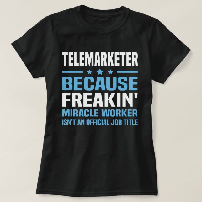 Telemarketer T-Shirt (Design Front)