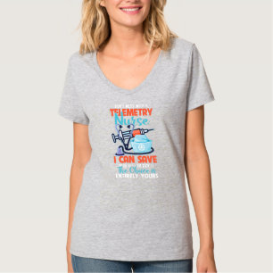 Telemetry Nurse Life Funny Telemetry Nursing T-Shirt