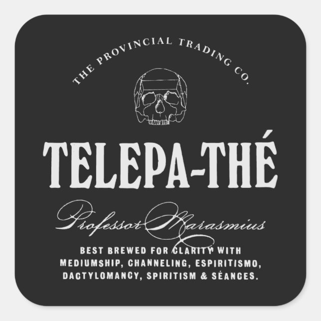 TELEPA-THÉ - apothecary label (Front)