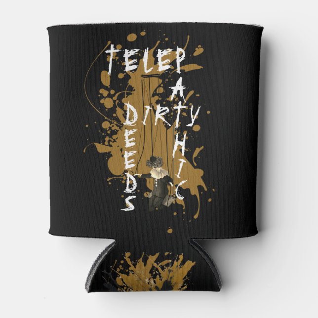 Telepathic Dirty Deeds Rock And Roll Mind Games Can Cooler (Front)