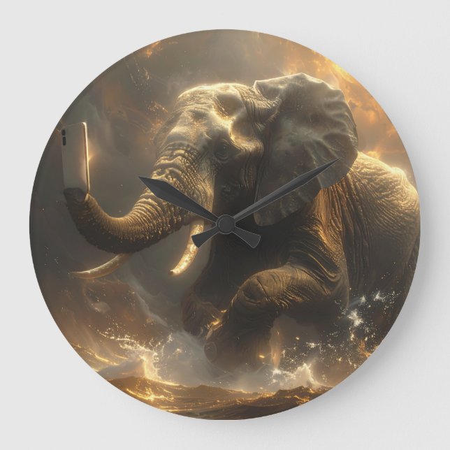 TELEPHANTASTIC LARGE CLOCK (Front)