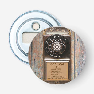 Telephone antique rotary pay phone rugged bottle opener