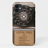 Telephone antique rotary pay phone rugged