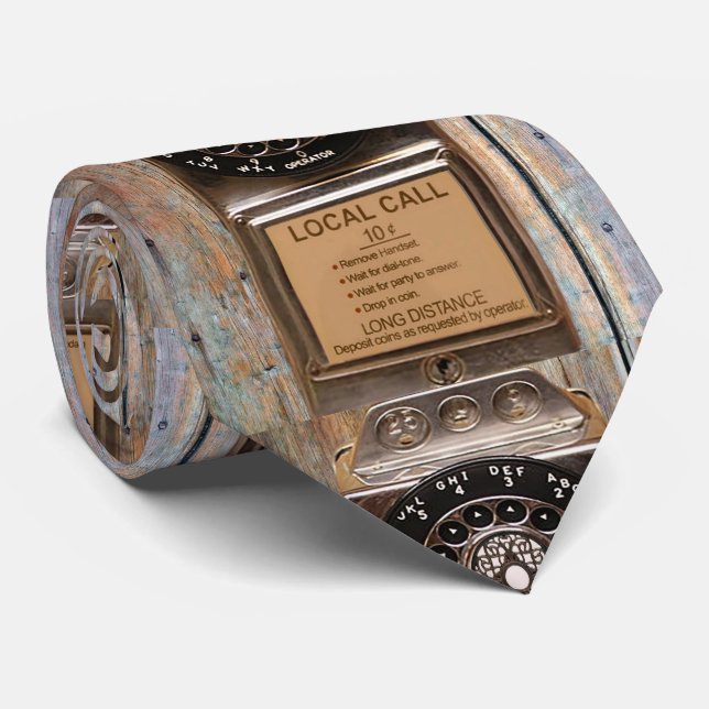 Telephone antique rotary pay phone rugged tie (Rolled)