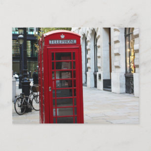 Telephone booth postcard