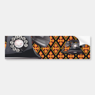 Telephone Bumper Sticker