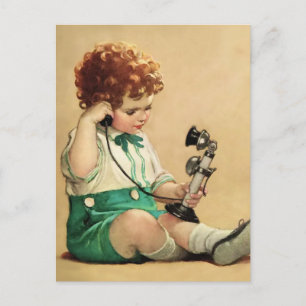 Telephone by Jessie Willcox Smith Postcard