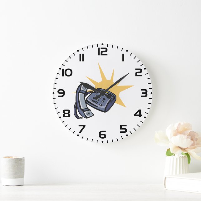 Telephone Communications Large Clock (Creator Uploaded)