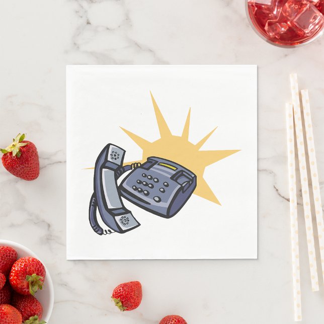 Telephone Communications Napkin (Creator Uploaded)