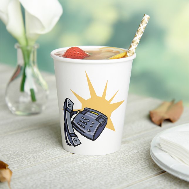 Telephone Communications Paper Cups (Creator Uploaded)