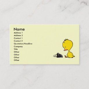 Telephone & Duck Business Card