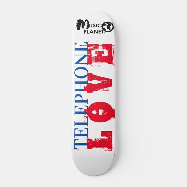 TELEPHONE LOVE Skateboard (Front)