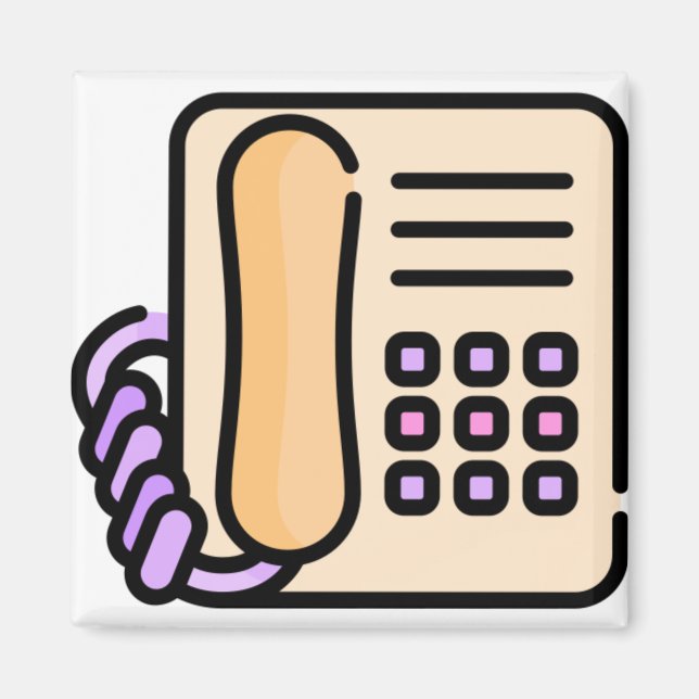 Telephone Magnet (Front)