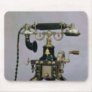 Telephone, National Telephone Service, USA, 1890 Mouse Mat