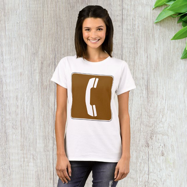 Telephone Road Sign T-Shirt (Creator Uploaded)