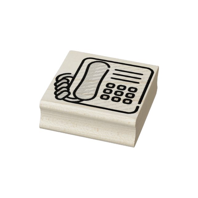 Telephone Rubber Stamp (Stamp)