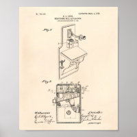 Telephone Toll 1904 Patent Art Old Peper