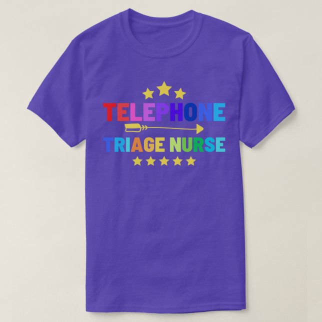 Telephone Triage Nurse T-Shirt (Design Front)