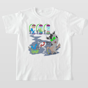 Teleportation Syfy Screw-up Dog T-Shirt