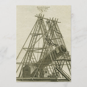 Telescope Antique SCIENCE EQUIPMENT 18TH CENTURY Invitation