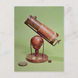 Telescope belonging to Sir Isaac Newton  1671 Postcard