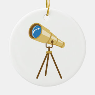 Telescope Ceramic Tree Decoration