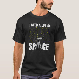 Telescope Constellation Stars Starry Sky T-Shirt