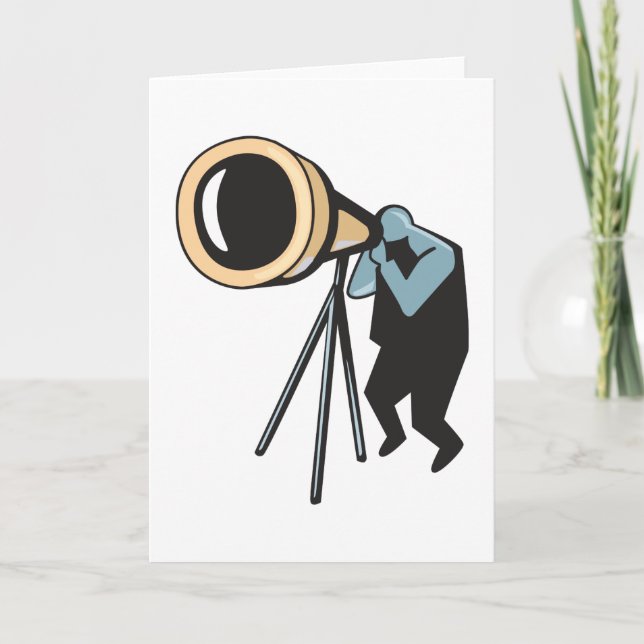 Telescope Greeting Cards (Front)