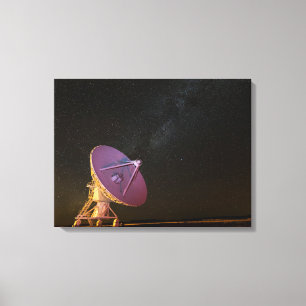 Telescope Milky Way   San Agustin New Mexico Canvas Print