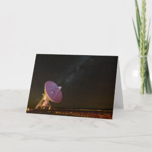 Telescope Milky Way   San Agustin New Mexico Card