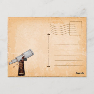 Telescope Observatory Postcard