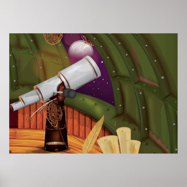 Telescope Observatory Poster (Front)