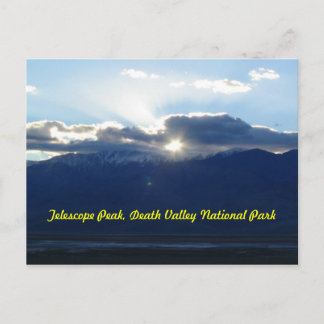 Telescope Peak in Death Valley Postcard