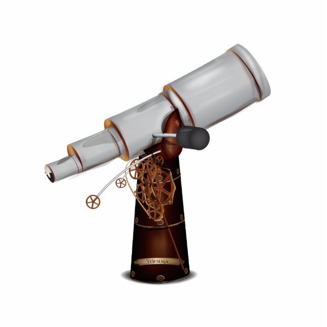 Telescope Photo Sculpture Magnet (Front)